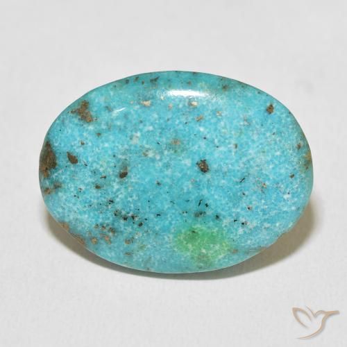 27.65ct 天然 ミディアム緑がかった青 ターコイズ, 楕円形, オペーク