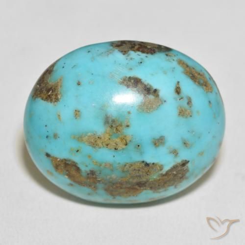 62.74ct 天然 ミディアム緑がかった青 ターコイズ, 楕円形, オペーク
