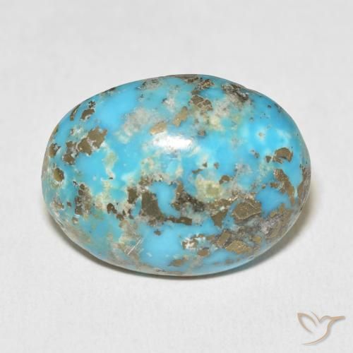29.61ct 天然 緑がかったブルー ターコイズ, 楕円形, オペーク