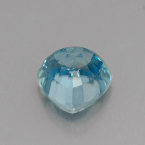 1.20カラットの天然ブルージルコン（5.7×5.6 mm・トリリアント）