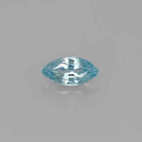 0.59カラットの天然ブルージルコン（7×3.6 mm・マーキス）