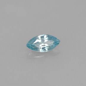0.59カラットの天然ブルージルコン（7×3.6 mm・マーキス）