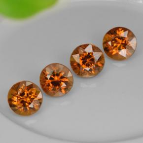 自然派の商品を探す 4.23ct ディープオレンジ ジルコン 宝石, ラウンドカット, カンボジア からGemSelectで. 在庫あり、世界各国へ発送!