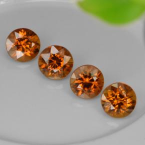 自然派の商品を探す 4.23ct ディープオレンジ ジルコン 宝石, ラウンドカット, カンボジア からGemSelectで. 在庫あり、世界各国へ発送!