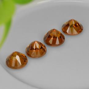 自然派の商品を探す 4.23ct ディープオレンジ ジルコン 宝石, ラウンドカット, カンボジア からGemSelectで. 在庫あり、世界各国へ発送!