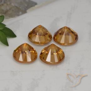Shop natural 4.58ct オレンジブラウン ジルコン gems, ラウンド, from カンボジア at GemSelect. In stock, global shipping!