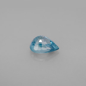 1.83カラットの天然ブルージルコン（7.8×5.8 mm・洋梨の形）