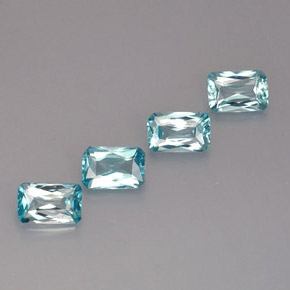自然派の商品を探す ct ブルー ジルコン 宝石, エメラルドカット, カンボジア からGemSelectで. 在庫あり、世界各国へ発送!