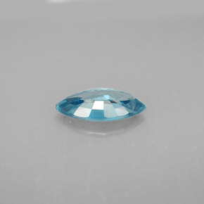 1.52カラットの天然ブルージルコン（10.1×5 mm・マーキス）