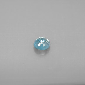 0.58カラットの天然ブルージルコン（4.31 mm・ラウンドカット）