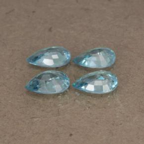 自然派の商品を探す 3.68ct ブルー ジルコン 宝石, 洋梨の形, カンボジア からGemSelectで. 在庫あり、世界各国へ発送!
