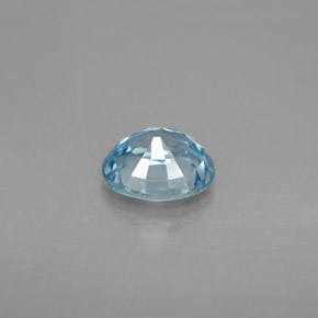 1.80カラットの天然ブルージルコン（7.3×6.2 mm・オーバルカット）
