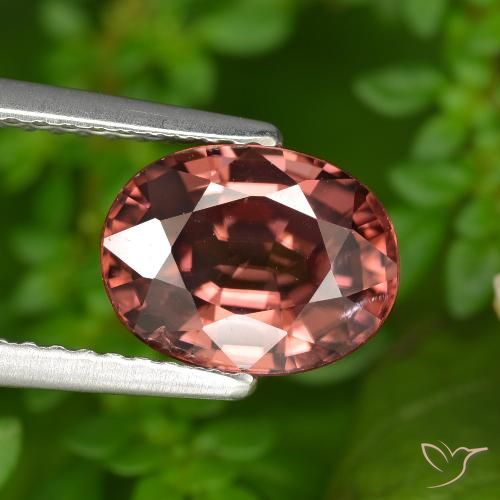 2.89ct 天然 ディープレッド ジルコン, 楕円形, VVS