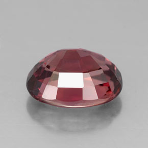 3.35カラットの天然ピンクローズジルコン（9.1×7.1 mm・オーバルカット）