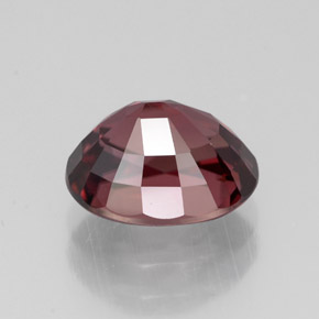 3.40カラットの天然ピンクローズジルコン（9×7 mm・オーバルカット）