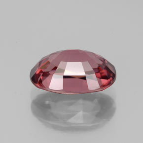 3.53カラットの天然ピンクローズジルコン（9.9×7.1 mm・オーバルカット）