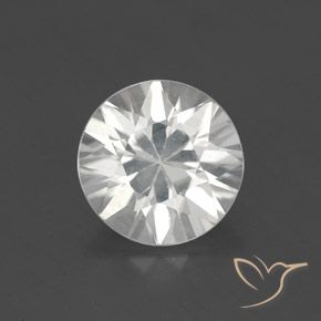 1.83カラットの天然ホワイトジルコン、ラウンド、VS