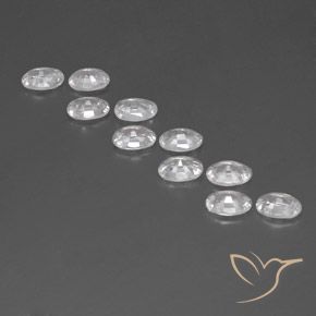 Shop natural 7.17ct ホワイト ジルコン gems, 楕円形, from カンボジア at GemSelect. In stock, global shipping!