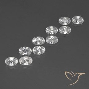Shop natural 8.18ct ホワイト ジルコン gems, 楕円形, from カンボジア at GemSelect. In stock, global shipping!