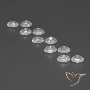 Shop natural 8.18ct ホワイト ジルコン gems, 楕円形, from カンボジア at GemSelect. In stock, global shipping!