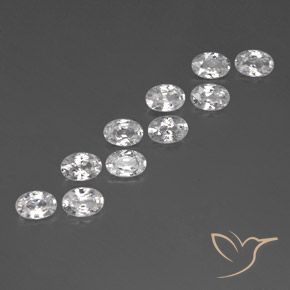 Shop natural 6.86ct ホワイト ジルコン gems, 楕円形, from カンボジア at GemSelect. In stock, global shipping!