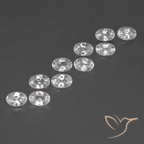 Shop natural 8.00ct ホワイト ジルコン gems, 楕円形, from カンボジア at GemSelect. In stock, global shipping!