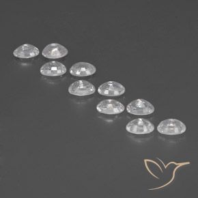 Shop natural 8.12ct ホワイト ジルコン gems, 楕円形, from カンボジア at GemSelect. In stock, global shipping!