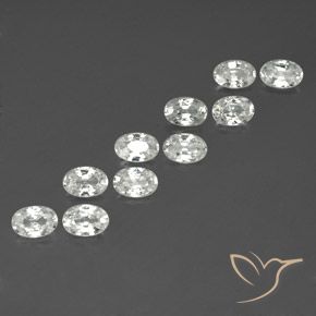 Shop natural 7.10ct ホワイト ジルコン gems, 楕円形, from カンボジア at GemSelect. In stock, global shipping!