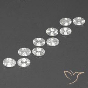 Shop natural 7.46ct ホワイト ジルコン gems, 楕円形, from カンボジア at GemSelect. In stock, global shipping!