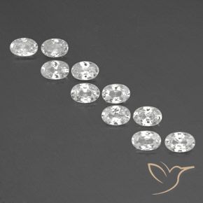 Shop natural 7.33ct ホワイト ジルコン gems, 楕円形, from カンボジア at GemSelect. In stock, global shipping!
