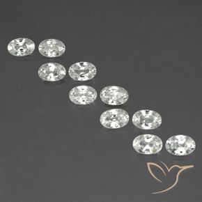 Shop natural 7.33ct ホワイト ジルコン gems, 楕円形, from カンボジア at GemSelect. In stock, global shipping!