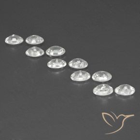 Shop natural 7.33ct ホワイト ジルコン gems, 楕円形, from カンボジア at GemSelect. In stock, global shipping!