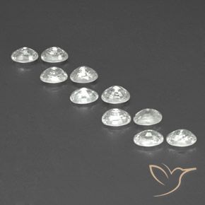 Shop natural 8.81ct ホワイト ジルコン gems, 楕円形, from カンボジア at GemSelect. In stock, global shipping!