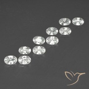 Shop natural 7.36ct ホワイト ジルコン gems, 楕円形, from カンボジア at GemSelect. In stock, global shipping!