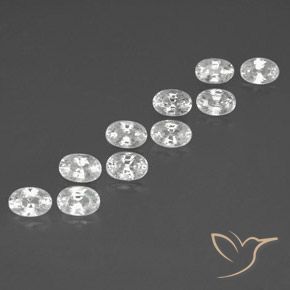 Shop natural 8.35ct ホワイト ジルコン gems, 楕円形, from カンボジア at GemSelect. In stock, global shipping!