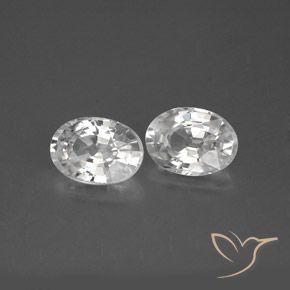 Shop natural 2.53ct ホワイト ジルコン gems, 楕円形, from カンボジア at GemSelect. In stock, global shipping!