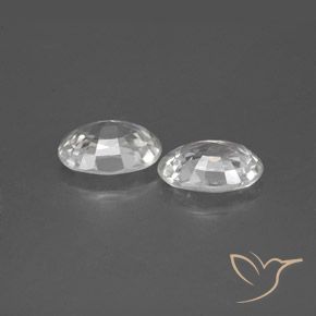 Shop natural 2.43ct ホワイト ジルコン gems, 楕円形, from カンボジア at GemSelect. In stock, global shipping!