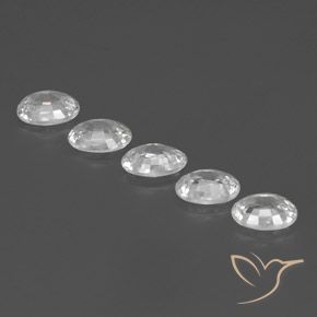 Shop natural 6.08ct ホワイト ジルコン gems, 楕円形, from カンボジア at GemSelect. In stock, global shipping!