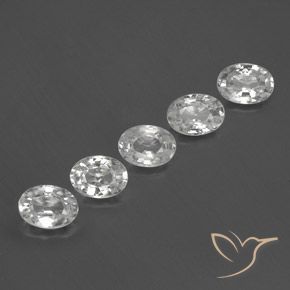 Shop natural 6.07ct ホワイト ジルコン gems, 楕円形, from カンボジア at GemSelect. In stock, global shipping!