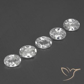 Shop natural 5.74ct ホワイト ジルコン gems, 楕円形, from カンボジア at GemSelect. In stock, global shipping!