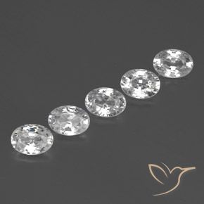 Shop natural 6.35ct ホワイト ジルコン gems, 楕円形, from カンボジア at GemSelect. In stock, global shipping!