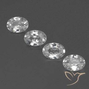 Shop natural 4.57ct ホワイト ジルコン gems, 楕円形, from カンボジア at GemSelect. In stock, global shipping!