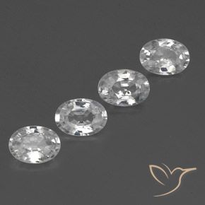Shop natural 4.57ct ホワイト ジルコン gems, 楕円形, from カンボジア at GemSelect. In stock, global shipping!