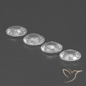 Shop natural 4.57ct ホワイト ジルコン gems, 楕円形, from カンボジア at GemSelect. In stock, global shipping!