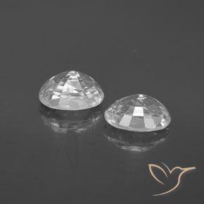 Shop natural 2.91ct ホワイト ジルコン gems, 楕円形, from カンボジア at GemSelect. In stock, global shipping!