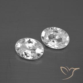 Shop natural 2.33ct ホワイト ジルコン gems, 楕円形, from カンボジア at GemSelect. In stock, global shipping!