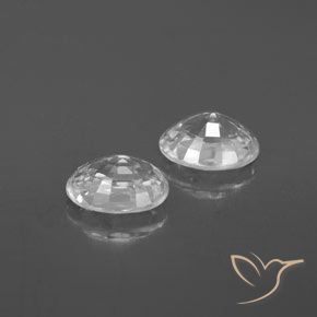Shop natural 2.56ct ホワイト ジルコン gems, 楕円形, from カンボジア at GemSelect. In stock, global shipping!