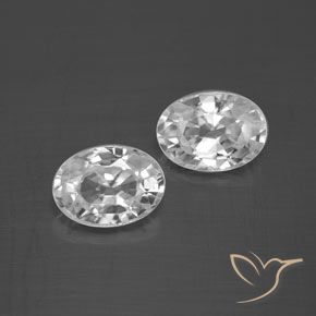 Shop natural 2.63ct ホワイト ジルコン gems, 楕円形, from カンボジア at GemSelect. In stock, global shipping!