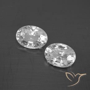 Shop natural 2.66ct ホワイト ジルコン gems, 楕円形, from カンボジア at GemSelect. In stock, global shipping!