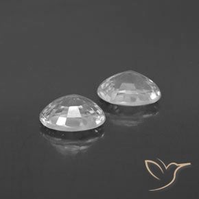 Shop natural 2.66ct ホワイト ジルコン gems, 楕円形, from カンボジア at GemSelect. In stock, global shipping!